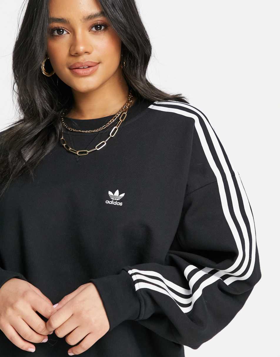 Adidas Originals adicolor 3 Stripe Sweatshirt