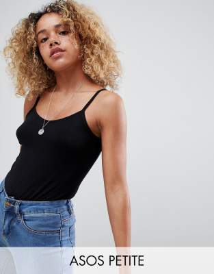 фото Черный топ asos design petite asos petite