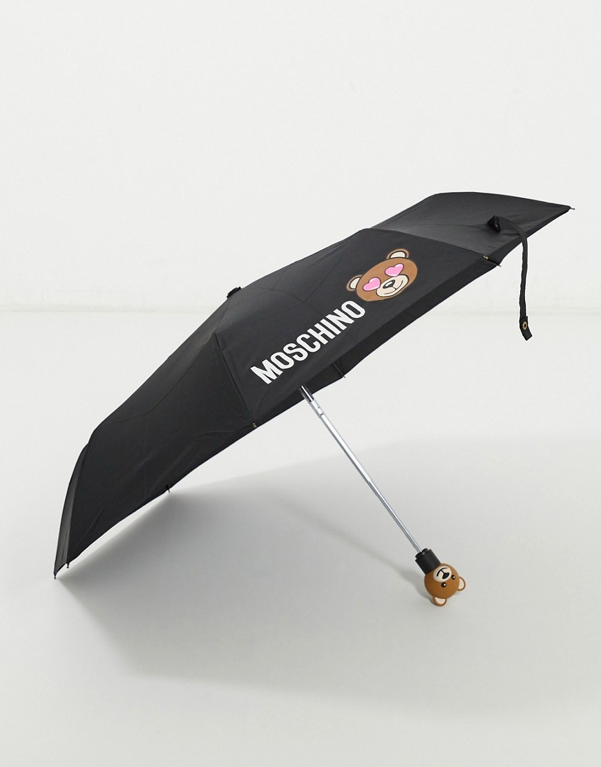 фото Черный зонт moschino