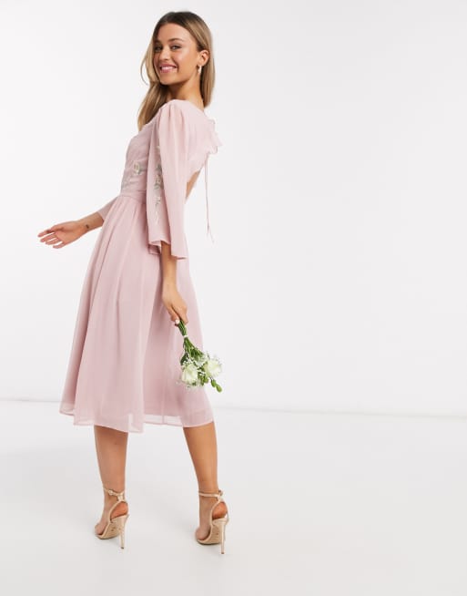 Asos chi 2025 chi bridesmaid dress