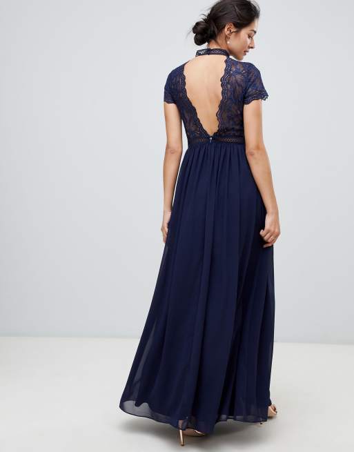 Chi chi 2025 navy maxi dress