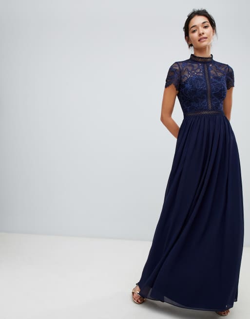 Chi chi london store lace maxi dress