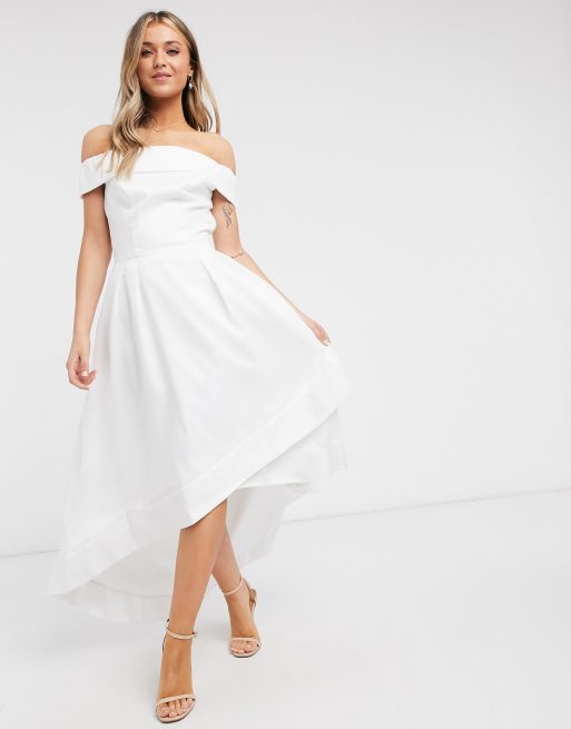 White dress hot sale chi chi