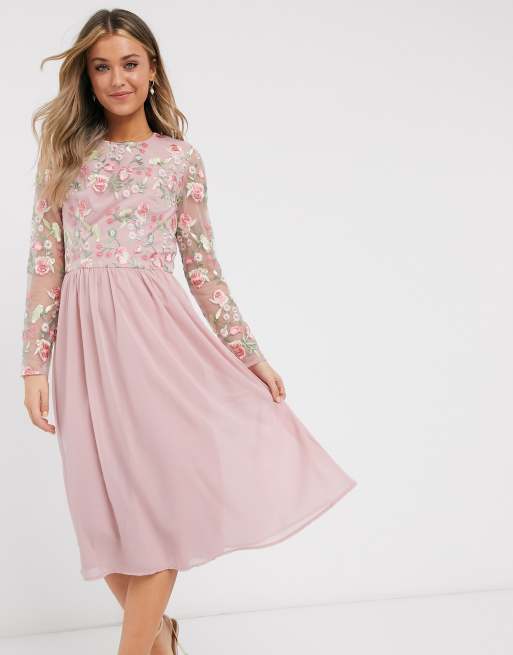 Chichi london pink discount dress