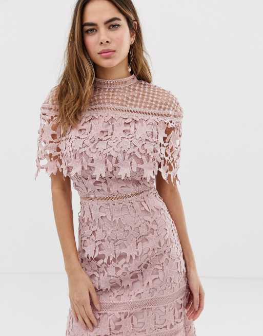 Chi chi london blush pink clearance dress