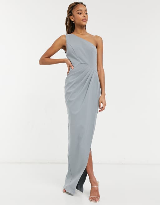 Chi chi london one shoulder online dress