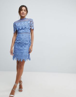 cornflower blue dress asos