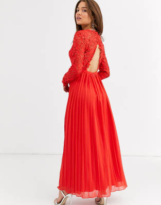 chi chi london lace maxi dress