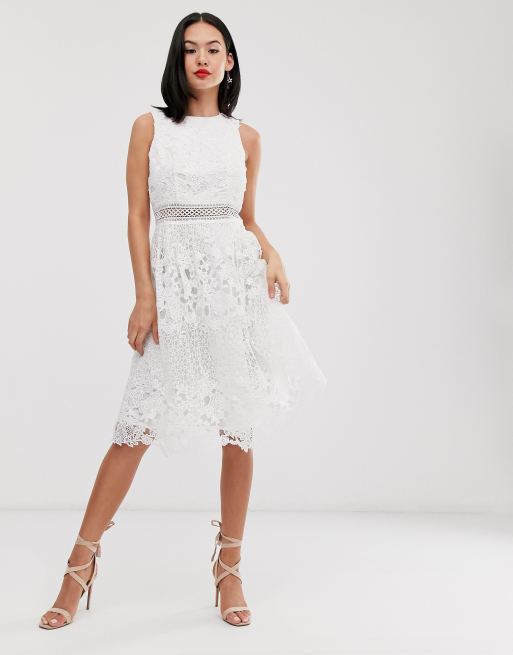 Chi chi london outlet white lace dress