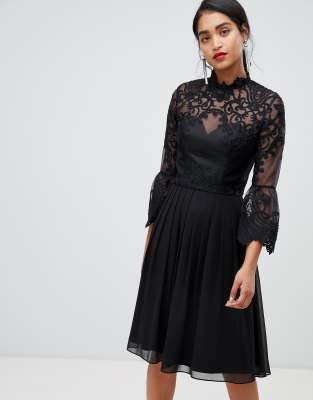 chi chi london lace skater dress