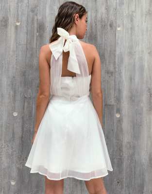 asos white formal dress