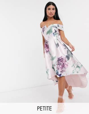 Chi chi london pink best sale bardot dress