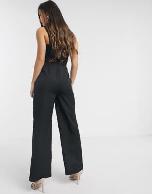 petite high neck jumpsuit