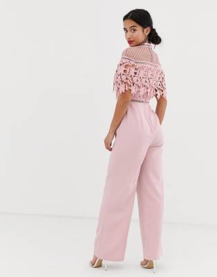 asos pink jumpsuit