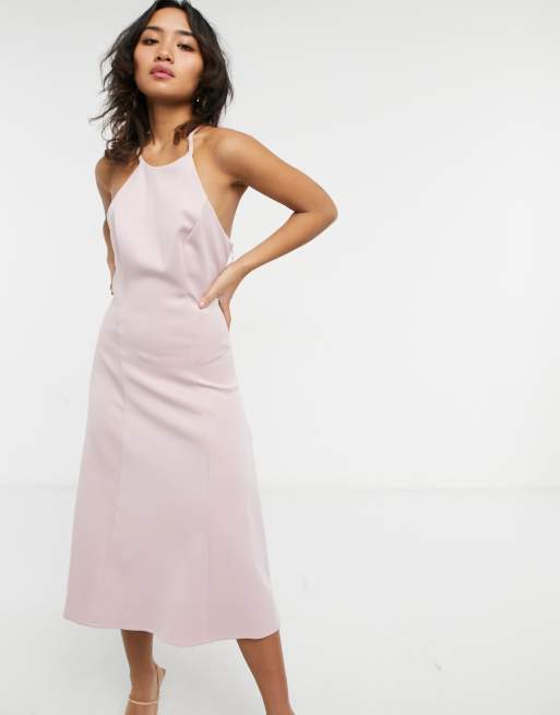 green emerald velvet dress Lace Bodycon Maxi Dress in Pink main image 0