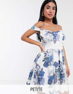 Petite off shoulder outlet dress