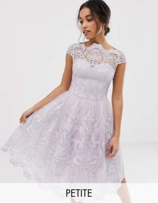 Chi Chi London Petite premium lace midi 