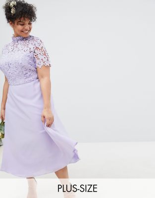 plus lavender dress