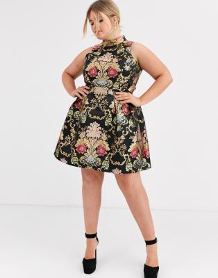 robe patineuse jacquard