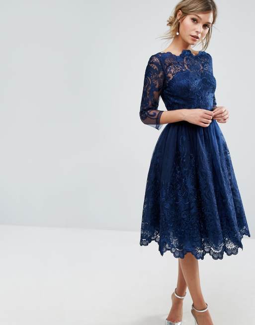 Chichi london navy outlet dress