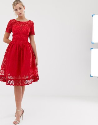 chi chi london green lace floral prom dress