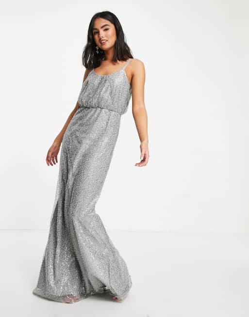 Chi chi best sale silver dress