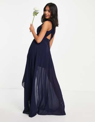 chi chi london shay v neck maxi dress