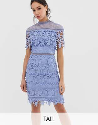 cornflower blue dress asos