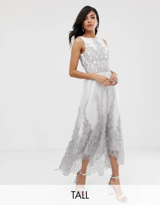 chi chi london white midi dress