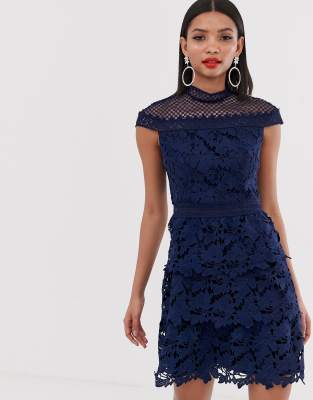 chi chi london floral a line dress