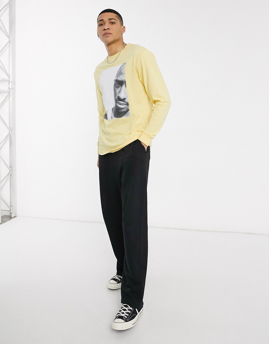 Chi Modu - 2Pac - Reality is Wrong - T-shirt met lange mouwen in geel