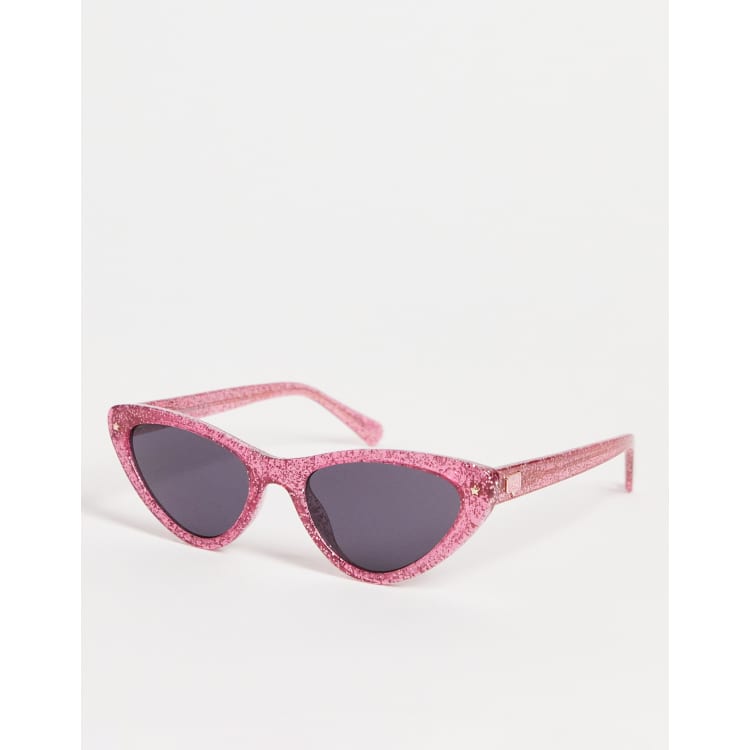 Pink glitter sunglasses best sale