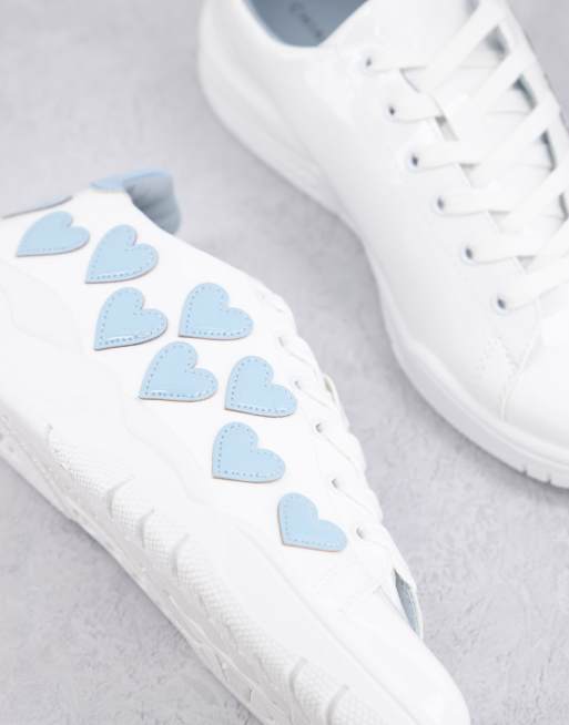 Chiara ferragni leather heart clearance sneakers