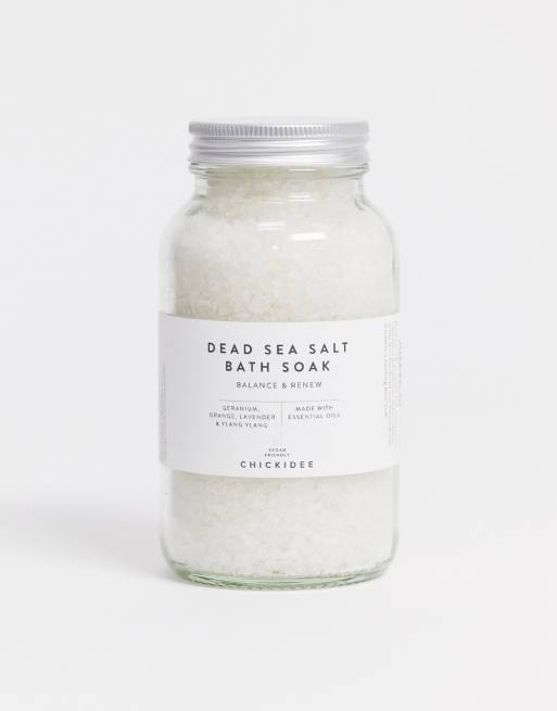 Chickidee - Dead Sea Salt Badzout - Geranium, sinaasappel, lavendel en ylang ylang 300g/ 10,6 oz