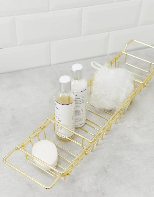 Bath best sale caddy gold