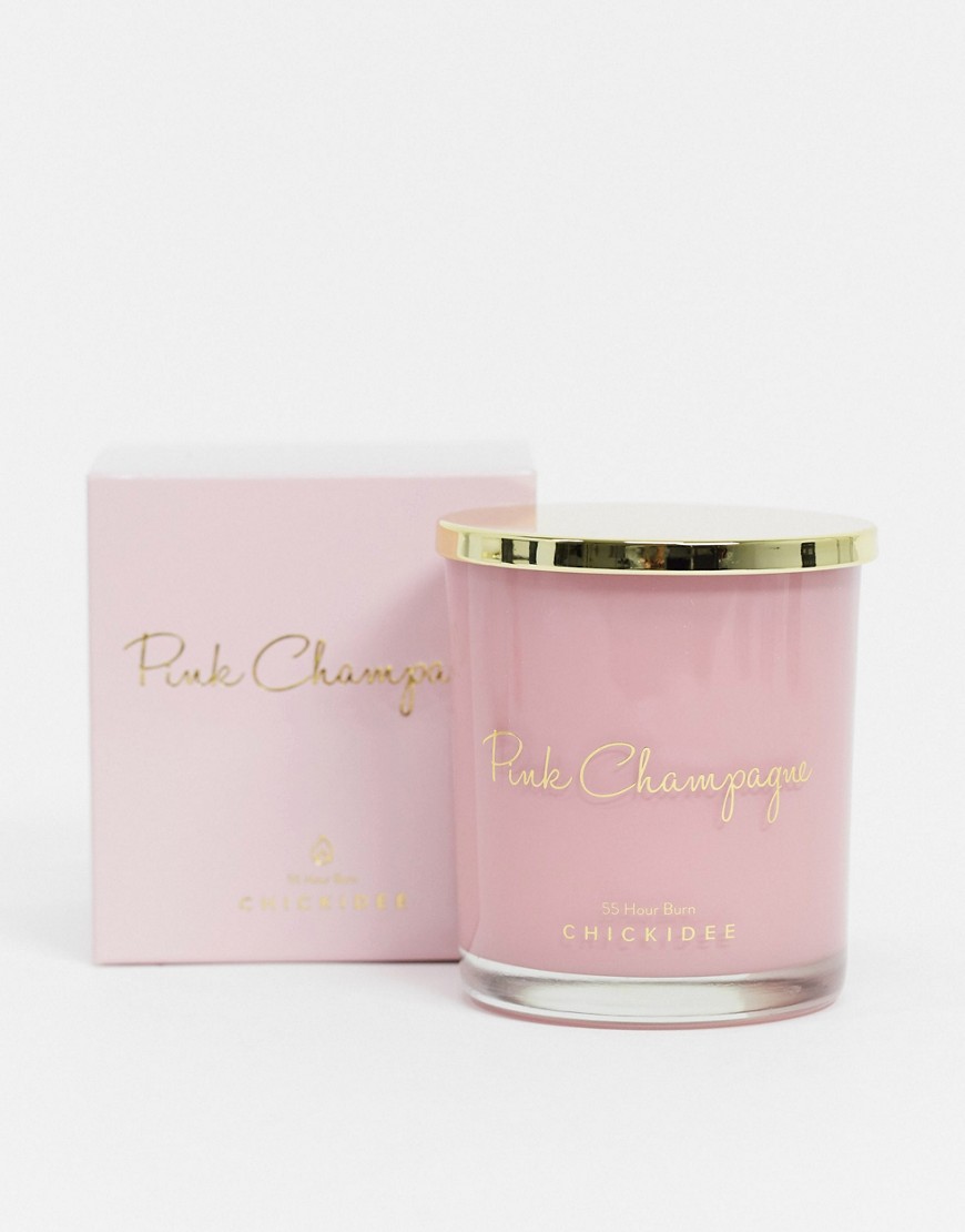 CHICKIDEE pink champagne candle 294g/ 10.5oz-no color