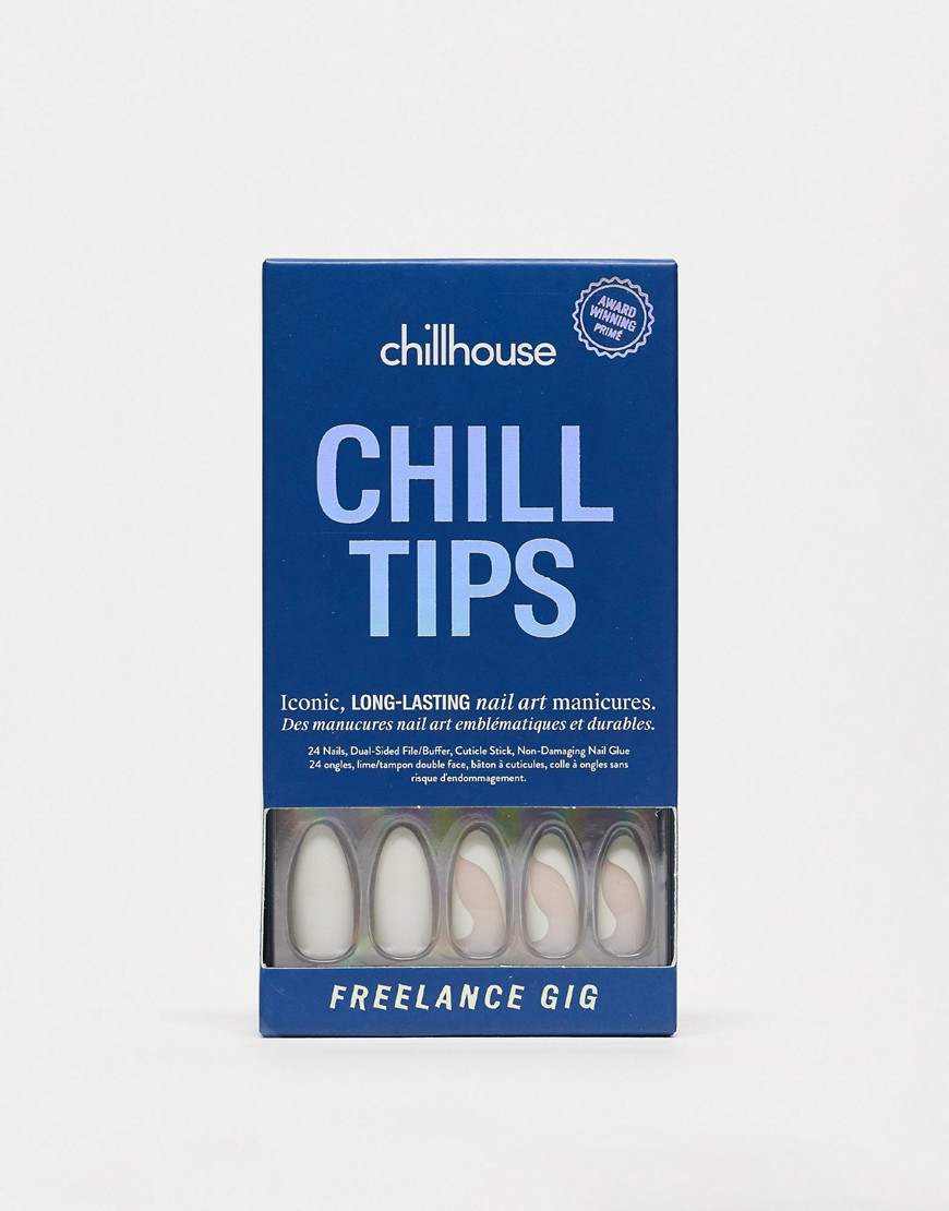 Chillhouse Chill Tips Press-on Nails in Freelance Gig-Neutral