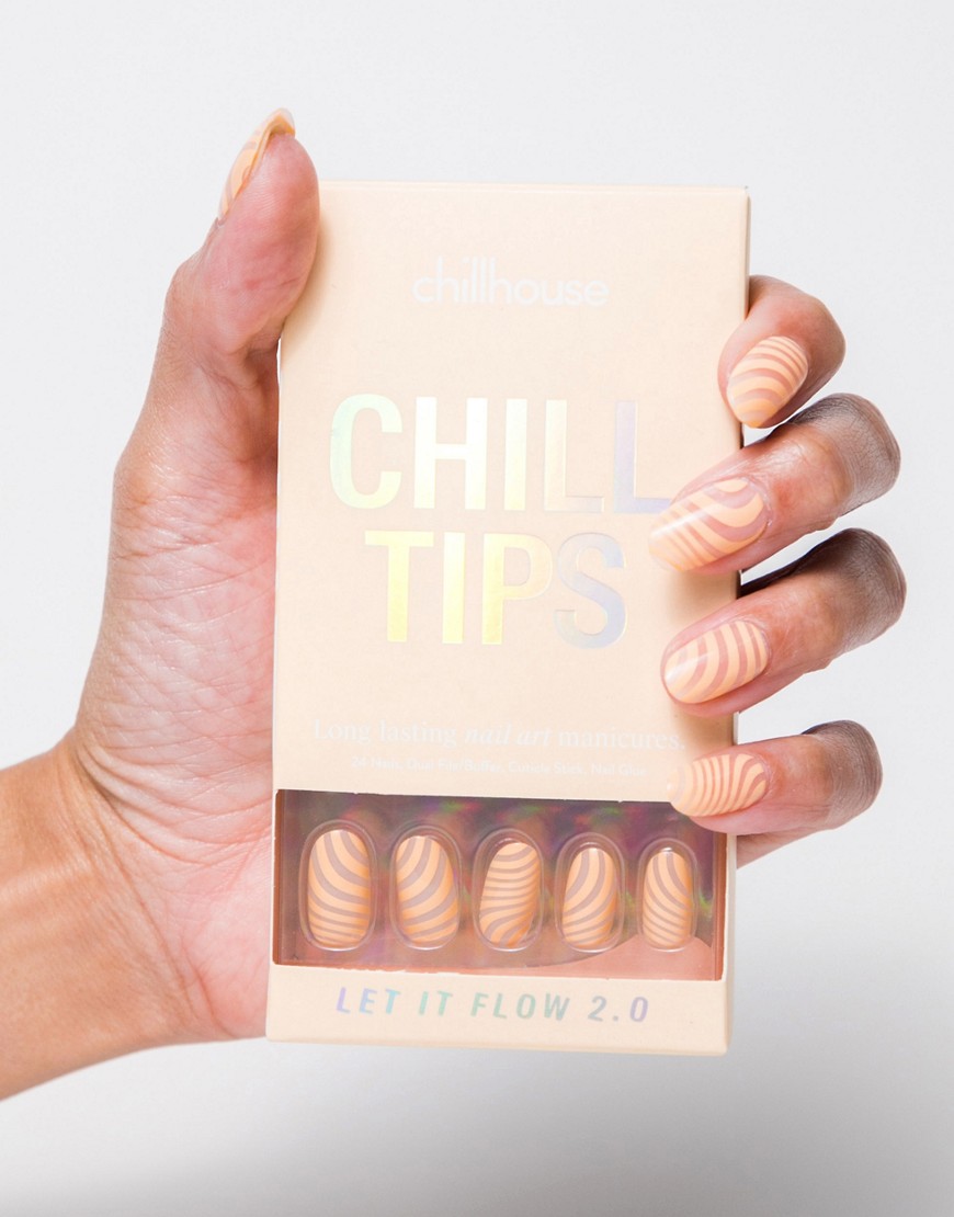 Chillhouse Chill Tips Press-on Nails in Let It Flow 2-Multi