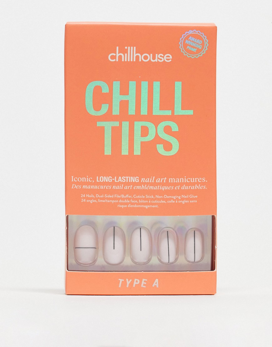 Chillhouse Chill Tips Press-on Nails In Type A-neutral