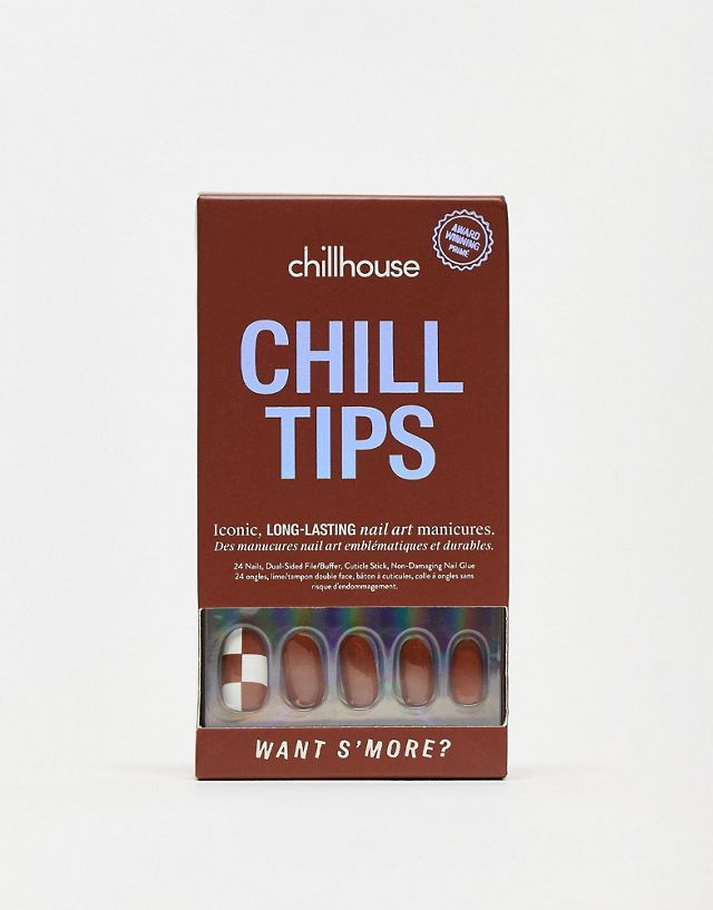 Chillhouse Chill Tips Press-on Nails in Want s'more?