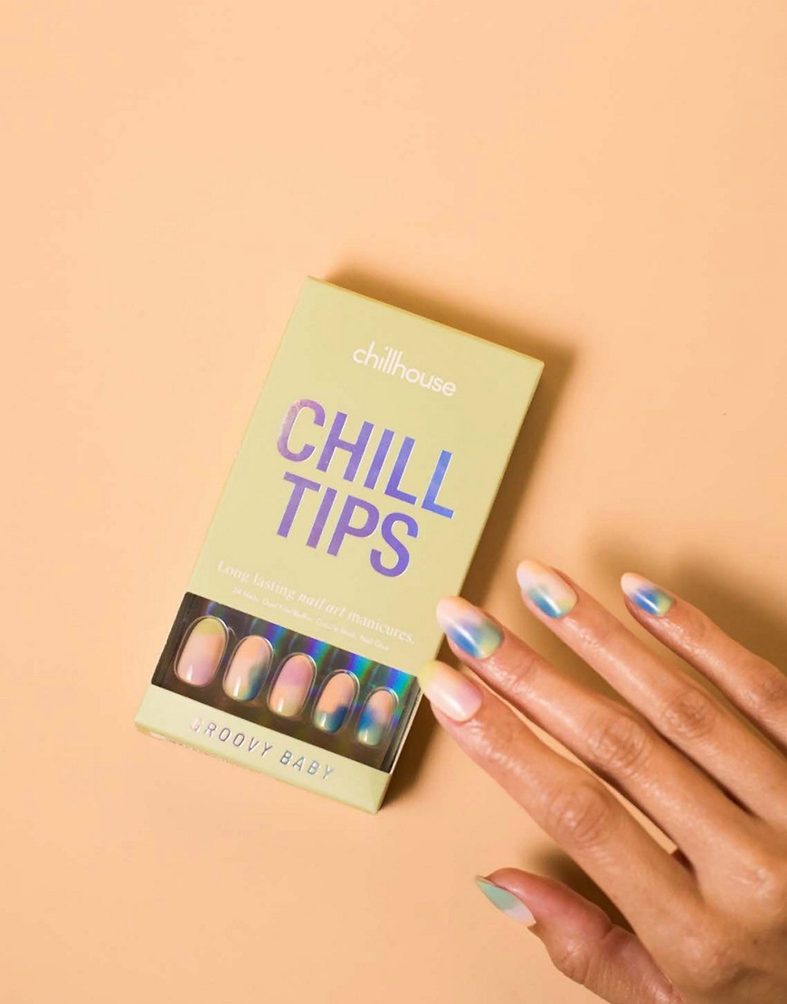 Chillhouse Chill Tips Reusable Press-on Nails - Groovy Baby-Multi
