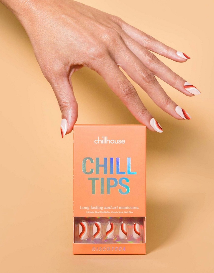 Chillhouse Chill Tips Reusable Press-on Nails in Discoteca-Multi