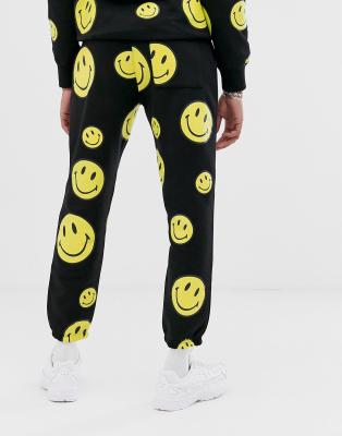 Ensemble de survêtement avec sweat imprimé smiley