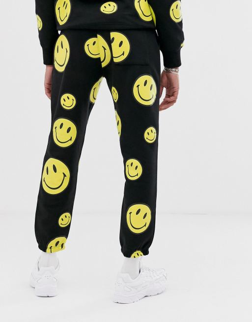 Get the pants for $20 at .com - Wheretoget  Emoji joggers, Casual  black, Emoji sweatpants