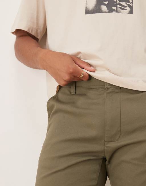 Chinos ajustados en caqui de ASOS DESIGN, 5 de 5