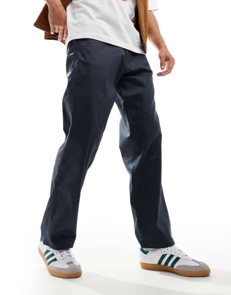 Chinos azules de corte suelto y estilo worker de Jack & Jones - view 1