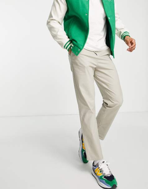 Chinos beis claro de corte skater holgado de ASOS DESIGN - view 1