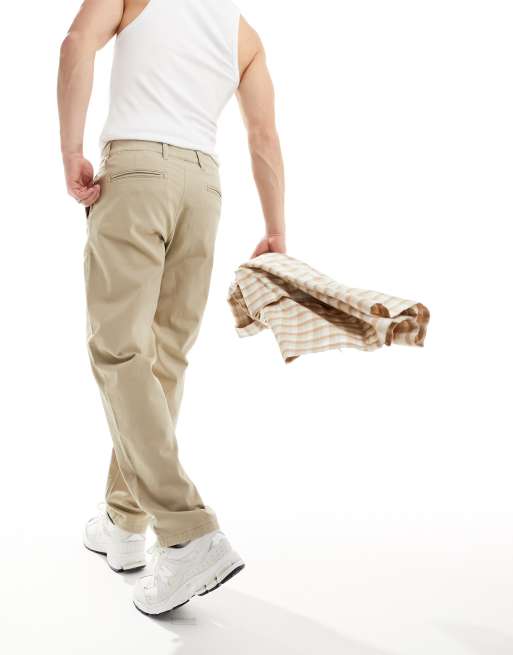 Chinos beis de corte suelto de Jack & Jones, 4 de 5