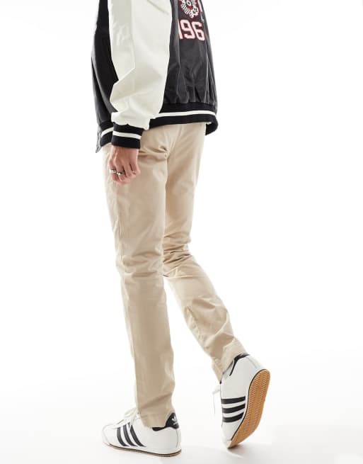 Chinos color caqui beis de corte slim de sarga elástica de Polo Ralph Lauren, 2 de 5