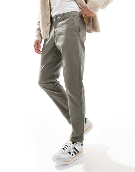 Chinos color carbón de corte tapered de ASOS DESIGN, 3 de 5